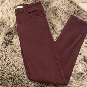 Maroon Kancan Jeans 7/27